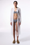 Off-White Iyos Chiffon Long Shirt