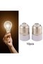 10Pcs E27 to E14 Socket Adapter Durable Practical Heat Resistant 2.8x4.3cm LED Lamp Holder Lamp A... - 4