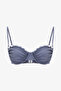 Seashell Gray Underwire Bikini Top - 6