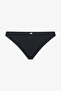 Black Macrame Low Waist Bikini Bottom - 5