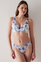 Dreamy Push Up Supported Broidery White Bra - 2