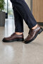 Men's Classic Lace-Up Leather Shoes Comfortable Lightweight Daily Office Use - 2