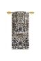 3-Piece Luxury Towel Set, 100% Cotton Jacquard Soft Absorbent Quick-Dry Bath Towel Set, Cherx, Mati̇lda Yarn Dyed 3-Piece Towel Set Stone