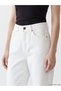 Two Mt Shop Quality Soulife White Denim Straight Mom Fit High Waist Narrow Leg Women's Jean Pants - 3