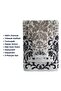 3-Piece Luxury Towel Set, 100% Cotton Jacquard Soft Absorbent Quick-Dry Bath Towel Set, Cherx, Mati̇lda Yarn Dyed 3-Piece Towel Set Stone - 5