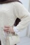Bow Patterned Openwork Knitwear Cardigan -White - 5