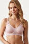 Laser Cut Seamless Underwire-Free Premium Bra with Mesh Detail