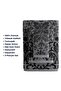 3-Piece Luxury Towel Set, 100% Cotton Jacquard Soft Absorbent Quick-Dry Bath Towel Set, Cherx, Mati̇lda Yarn Dyed 3-Piece Towel Set Anthracite - 5
