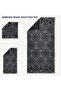 3-Piece Luxury Towel Set, 100% Cotton Jacquard Soft Absorbent Quick-Dry Bath Towel Set, Cherx, Mati̇lda Yarn Dyed 3-Piece Towel Set Anthracite - 3
