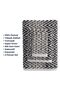 3-Piece Luxury Towel Set, 100% Cotton Jacquard Soft Absorbent Quick-Dry Bath Towel Set, Cherx, Zyon Yarn Dyed 3-Piece Towel Set Stone - 5