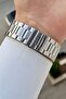 Men's Wristwatch with Navy Blue Dial and Gray Color Adjustable Band - 4