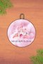 Pink Castle - Modern Door Ornament, Children's Wall Ornament, Personalized Room Door Ornament - 4