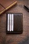 Otto Genuine Leather Wallet and Slim Card Holder with Snap Closure and Money Compartment (10X8.5 cm)