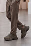 Terraflex Khaki Thick Sole Casual Sneaker - 4