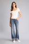 Regular Fit Basic Corded Fabric Ribbed Knit T-Shirt H2034Ax26Sm - 2