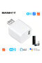 WIFI Smart Micro USB Adaptor Switch 5V Power Adaptor Plug Works with Tuya/Smart Life Alexa Google...