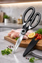 Premium Steel Kitchen Scissors Multi-Purpose with Storage Case - 3