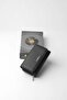 Medium Size Magnetic Genuine Leather Look Faux Leather Women's Wallet – 65218 - Black - 4