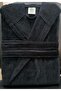 Bathrobe Velvet Hooded 100% Cotton Fabric Ultra Soft Textured - 2