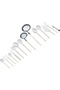 Al Saif Gallery steel cutlery set, 72 pieces - golden silver - 2