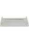 Al Saif Gallery Steel Serving Tray, 30x18.5x1.6 cm - Silver - 2