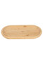 Al Saif Gallery Wooden Oval Sweet Serving Dish, 24 X 12 X 2 Cm - Wooden