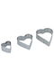 Steel Cookies Mold Set, 6 Pieces - Silver - 2