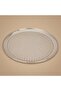 Al Saif Gallery Aluminum Pizza Tray, 30X30X1.2 Cm - Brown