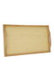 Saif Gallery wooden tofa, 50x30x24 cm, with legs - beige - 2