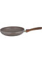 Granite Cookware Set, 9 Pieces, Wooden Handle, Glass Lid - Brown - 4