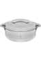Al Saif Gallery Food Container Set (Maxima), Steel, 2500, 3500, 5000 ml - Silver - 3