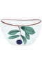 Al Saif Gallery Porcelain Bowl, 10 x 9 x 5.5 cm, fruit pattern - white