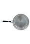 Stainless Steel Frying Pan with Silicone Handle, 24 cm - Silver - 3