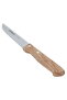 Al Saif Gallery Steel Knife, 10 cm - Wooden - 2