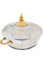 Mars food container, circular, silver and gold pattern - 3