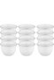 Al Saif Gallery Saudi Porcelain Coffee Cup Set, 12 Pieces - White
