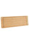Al Saif Gallery wooden sweet serving dish, 2 x 17 x 47 cm, rectangular, large - beige - 2