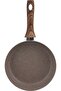 Granite Pan, 24cm, Deep, Wooden Handle - Brown - 4