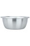 Al Saif Gallery steel salad bowl, 28 cm, round - silver