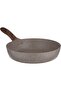 Granite Pan, 24cm, Deep, Wooden Handle - Brown - 2