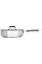 Steel Cookware Set, 11 Pieces, Silicone Handle - Silver - 4