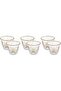 Al Saif Gallery Glass Cupssaucers Set, 6 Pieces, 90 Ml - Clear - 2