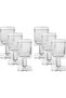Al Saif Gallery Glass Serving Set, 6 Pieces, Square, Base - Clear