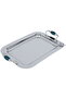 Al Saif Gallery tofaria set with steel dates, 5 pieces, rectangular - silver - 2