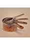 Al Saif Gallery Wooden Measuring Cups Set, 60/80/125/250 ml, 4 Pieces - Brown