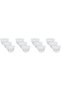 ArcopalAl Saif Gallery Arabic coffee cups, golden pattern, 12 pieces - white