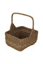 Al Saif Gallery Rectangular Wicker Serving Basket, 30 X 26 X 16 Cm - Beige - 2