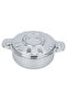 El saif Gallery Steel Food Container Set, 3 Pieces - Silver - 4