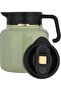 Sarah SteelAl Saif Gallery thermos, 1.5 liters, black handle, digital screen - black green - 6