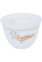 ArcopalAl Saif Gallery Arabic coffee cups set, Korean, spike pattern, 12 pieces - white - 4